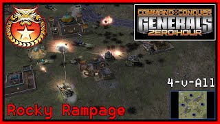 CampC Generals Zero Hour  China  4forAll  Rocky Rampage [upl. by Henghold]