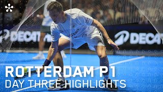 Rotterdam Premier Padel P1 Highlights day 3 men [upl. by Kriste]