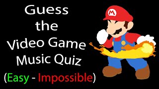 Guess the Video Game Music Quiz Easy  Impossible [upl. by Noffets]