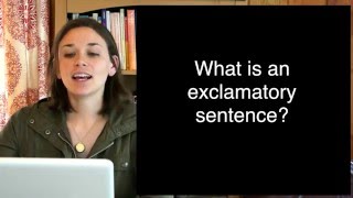 What is an exclamatory sentence Function vs Form [upl. by Ahsatsana163]