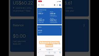 Adsense Earning Proof  Website Earning  How to increase your blog cpc Adsense [upl. by Huberty525]