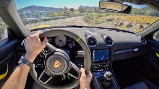 2023 Porsche 718 Cayman GT4 RS  POV Driving Impressions [upl. by Charyl]