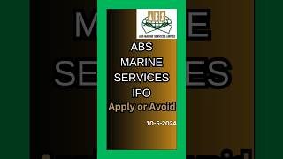 ABS Marine Services IPO Review shorts ipo [upl. by Netsirk]