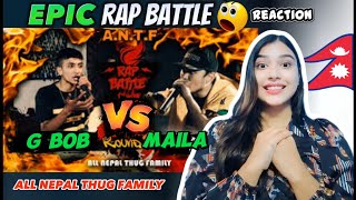 G Bob Vs Maila ANTF Rap Battle Reaction  Bipu Reaction [upl. by Aniehs572]