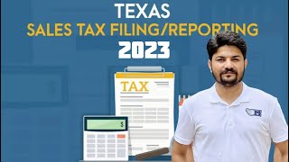 How to File Sales Tax in Texas in 15 MINUTES  Comptroller Texas USA [upl. by Damour]