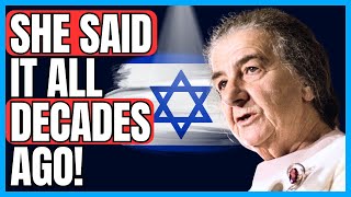 Golda Meir SCHOOLS Reporter On IsraeliArab Conflict ️‍🔥 [upl. by Tegan37]