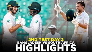 Full Highlights  Bangladesh vs South Africa  2nd Test Day 2  M3H1K [upl. by Nealson290]