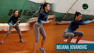 Bojana Jovanovic  Very Beautiful Tennis Girl  Practice [upl. by Flavius418]