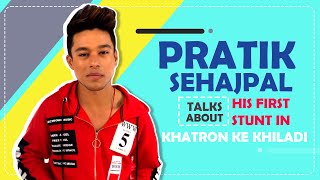 Pratik Sehajpal Talks About His First Stunt In Khatron Ke Khiladi  India Forums [upl. by Adnopoz819]