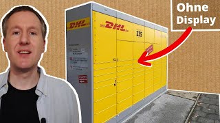 Appgesteuerte Packstation Verschicken und abholen von DHLPaketen [upl. by Augusta]