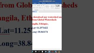 Create a study area map in ArcGIS google tutorial googlemaps map data ethiopia amsayawgenet [upl. by Ivo]