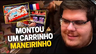 CASIMIRO REAGE COMPRAS NO MERCADO MAIS BARATO DA FRANÇA TEM NO BRASIL  Cortes do Casimito [upl. by Cornwall]