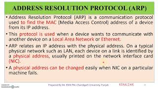 MODULE 4  TOPIC 2  ARP [upl. by Ecyob808]