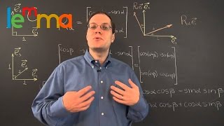 Linear Algebra 21c Rotation Matrices  Or Why You Should Love Trig [upl. by Koa]