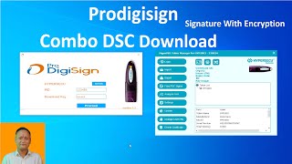 ProDigiSign Combo Certificate Download in HYP2003  Combo DSC Download  Signature With Encryption [upl. by Albertina]