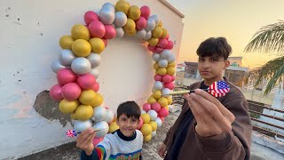 Balloon Game With Family 😍 Kon Jeetega [upl. by Ecylla]