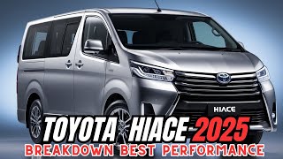 2025 Toyota Hiace Officially Revealed  Luxurious Spacious and Hybrid toyotahiace [upl. by Timmie]