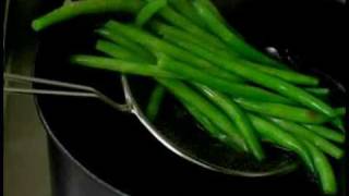 Cooking Tips  How to Blanch Green Beans [upl. by Aihsemaj]