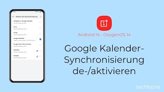 Google KalenderSynchronisierung deaktivieren oder aktivieren  OnePlus Android 14  OxygenOS 14 [upl. by Osbourne]