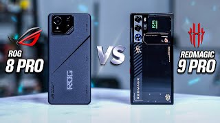 Asus ROG 8 Pro VS Red Magic 9 Pro The Best Gaming Phone [upl. by Nylasoj]