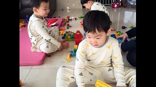 Super Cute  Triplet Song Il Gook  Daehan Mingguk and Manse Part 4 [upl. by Nirb86]