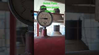 Jockey Pump pressure Testing  How To Check Pressure gauges  Jockey PumpFire Safety [upl. by Kciremed]