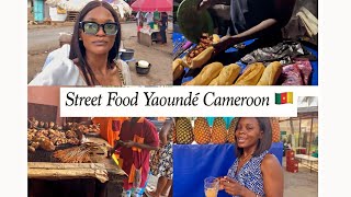 Street Food In Yaoundé capital city of Cameroon🇨🇲 [upl. by Anoved]