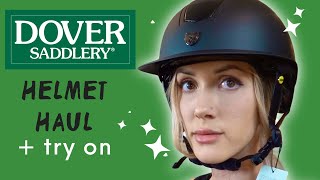 Dover Saddlery Helmet Haul  Try On [upl. by Laikeze]