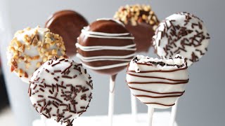 How to Make Oreo Pops  Easy Chocolate Covered Oreo Pops Recipe [upl. by Thurnau]