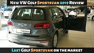 New VW Golf Sportsvan 2019 Review Interior Exterior [upl. by Arjun386]