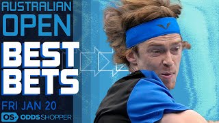 Australian Open Tennis Predictions Today 12023  Day 6 Picks amp Best Bets [upl. by Mellins]