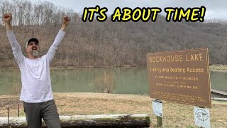 WVDNR FINALLY stocks Rockhouse Lake with TROUT [upl. by Aliuqat]