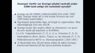 Perspektiv2 RealismenInternationella Relationer [upl. by Enixam23]