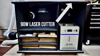 90W Laser Cutter From Scratch  Custom Cabinet Part 1 [upl. by Doro]