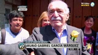 Visión 7 Murió Gabriel García Márquez a los 87 años en México [upl. by Norword]