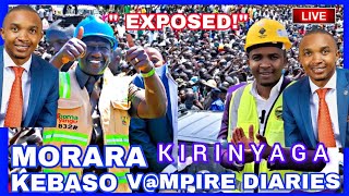 Morara Kebaso drops bombshell from Kirinyaga as RUTO panics GENZ MAANDAMANO back🔥💔 [upl. by Yrome]