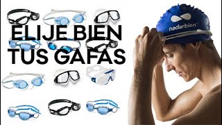 Gafas de natacion tipos modelos y cual elegir [upl. by Soiritos]