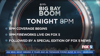 Coverage Of The Big Bay Boom Tonight On FOX 5 [upl. by Ennaegroeg]