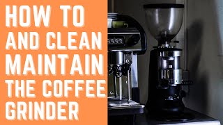 How to clean and maintain the doser grinder  Teamskills Barista 101  The Pinoy Drinker [upl. by Sansbury]