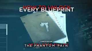 MGSV TPP  How To Unlock Every Blueprint [upl. by Ebony415]