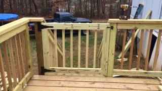 How to build a Deck Gate [upl. by Chui]