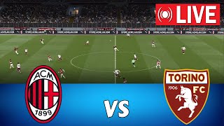 🔴 In Diretta MilanTorino  Serie A 202425  Partita in diretta oggi [upl. by Ahsaeit]