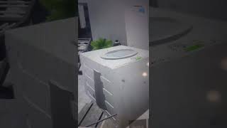 Amica Bathroom Destruction Washing Machine [upl. by Gnehs934]