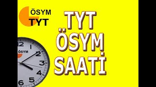 REKLAMSIZ TYT ÖSYM SAATİ 165 DAKİKA kpss yks tyt ales dgs [upl. by Aihgn]