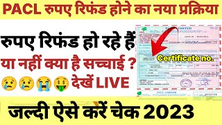 PACL की तरफ से जारी किया पब्लिक नोटिस Pacl refund 2023 pacl refund news update pacl refund [upl. by Regan]