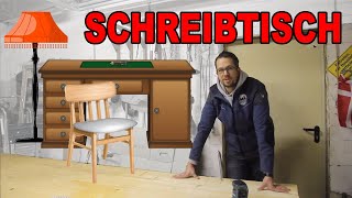 4 Meter Tischplatte bauen  Schreibtisch bauen  Schreibtischplatte bauen  Tisch selber bauen [upl. by Dallman822]