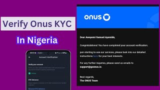 How To Verify Onus KYC In Nigeria And get 2 Bonus [upl. by Llerot]