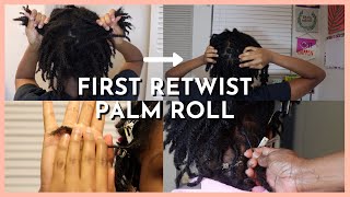 how to retwist locs beginner friendly  Nylajaine [upl. by Asseniv]