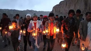 Light Show Pays Tribute To Bamiyan Buddhas Destroyed By Taliban 20 Years Ago [upl. by Aliber]