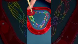 Beautiful Design spirographshr relaxing asmr satisfying spirograph pattern art howto [upl. by Acinod]